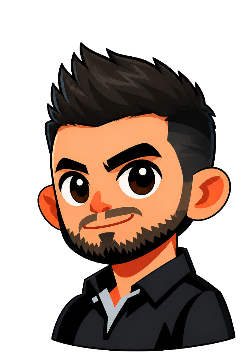 Illustrated portrait of Josh